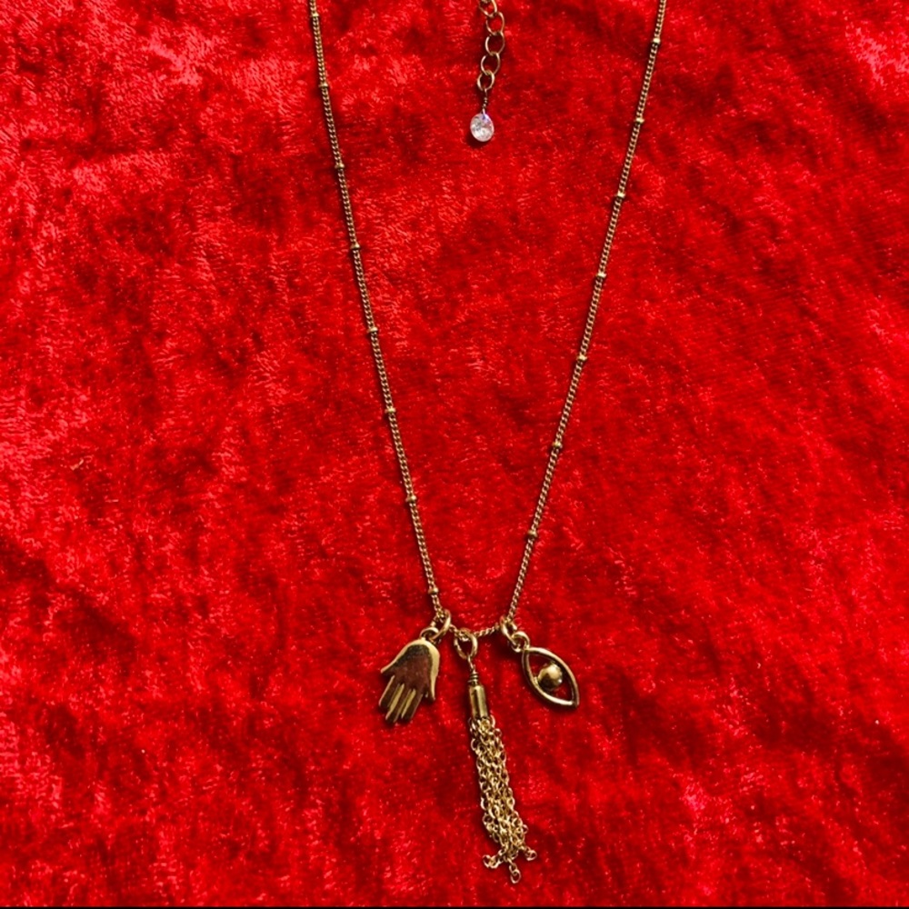 Buddha hand necklace